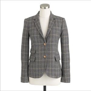 JCREW SCHOOLBOY BLAZER IN ENGLISH TWEED WOOL SZ 8